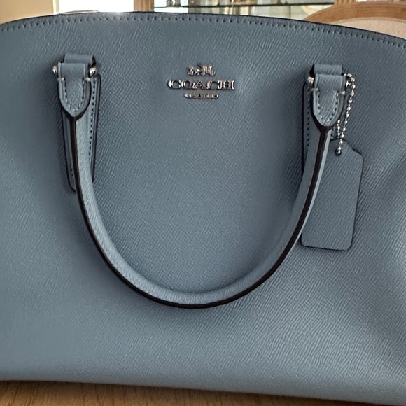 Coach Blue Satchel Bag - Picture 3 of 6